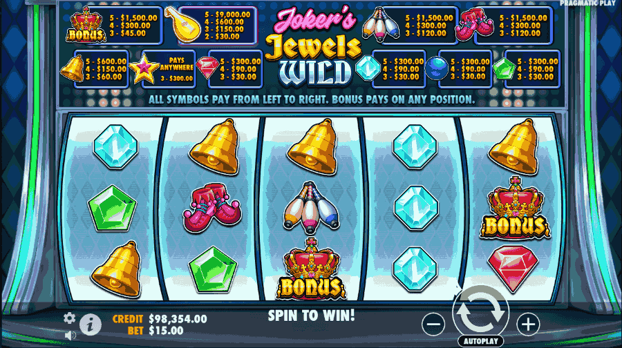 Jokers Jewels Grid
