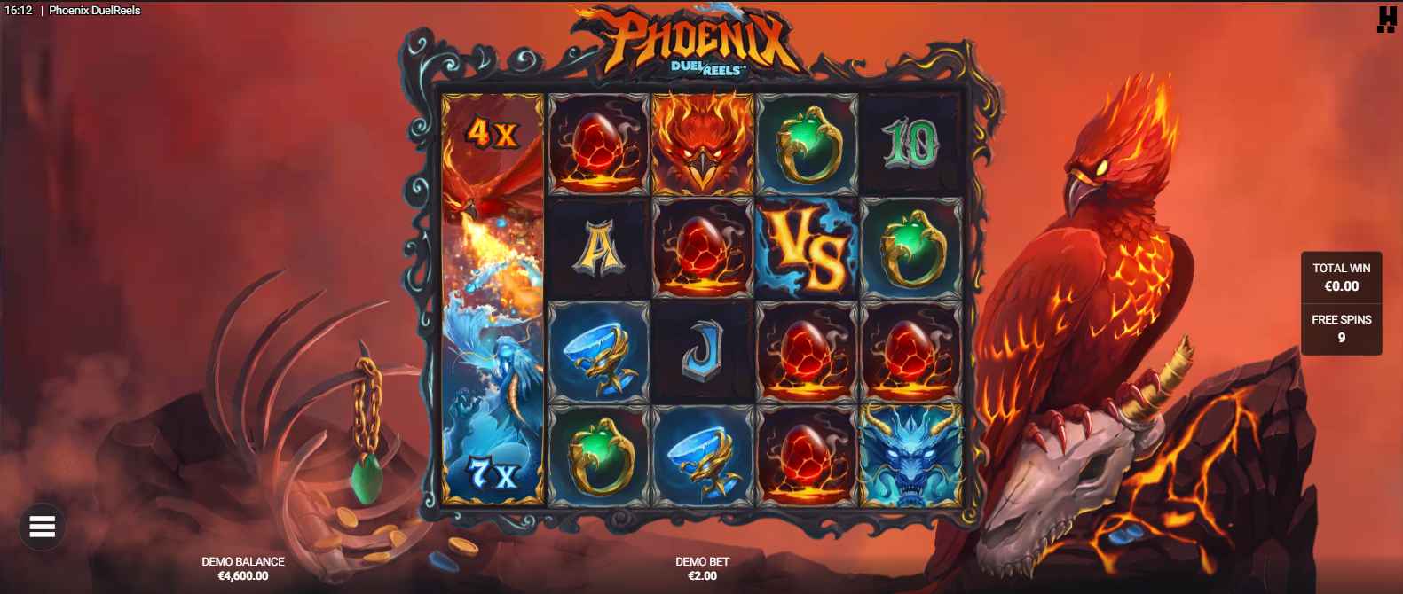 Fire and ice clashing in Phoenix DuelReels