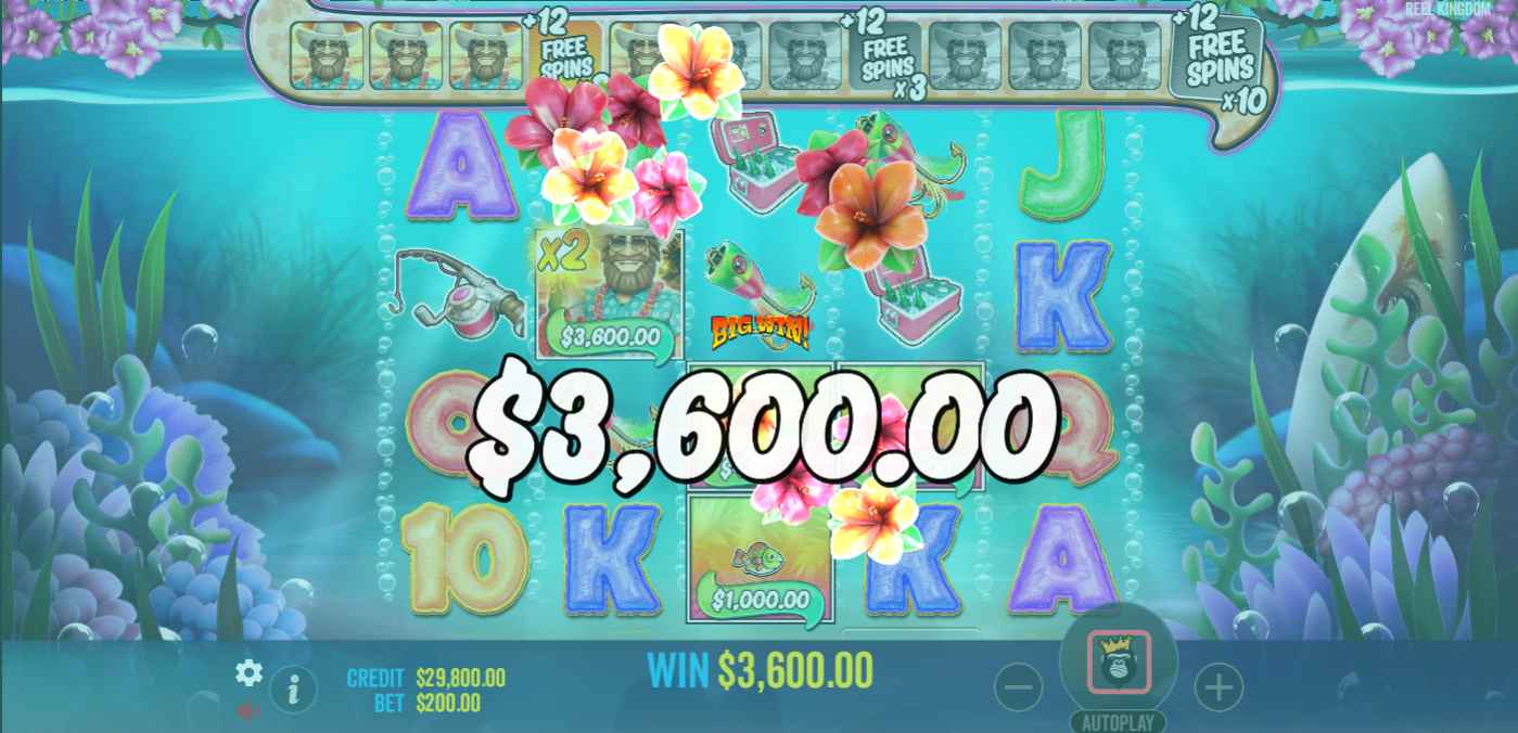 Bonus game in Bigger Bass Splash