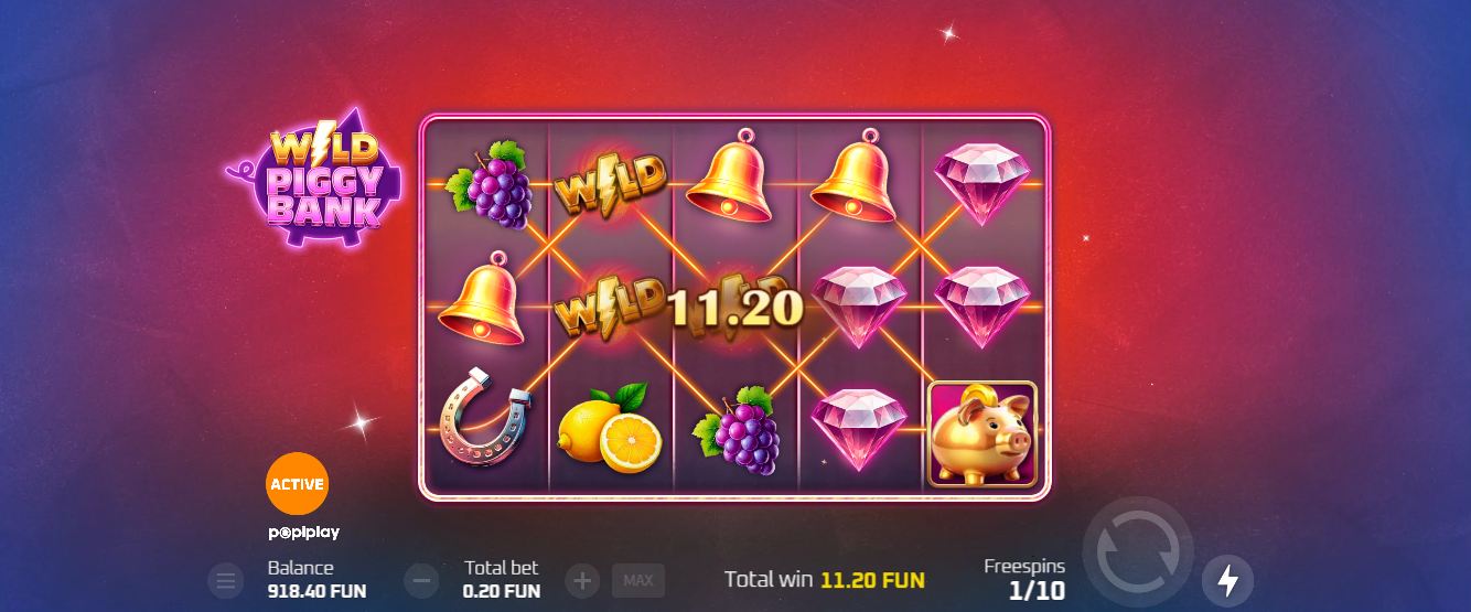 Wild Piggy Bank bonus game