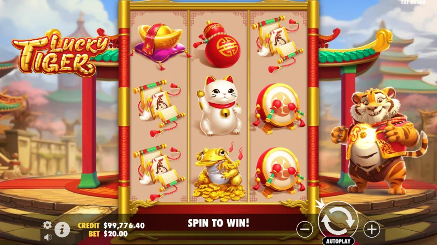 Lucky Tiger Slot Grid