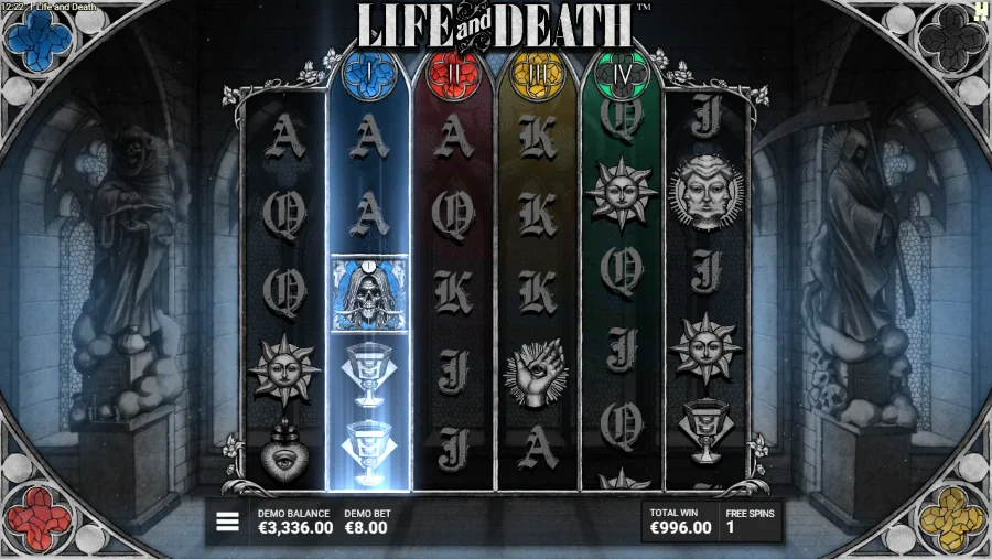 Life and Death Slot Bonus Game