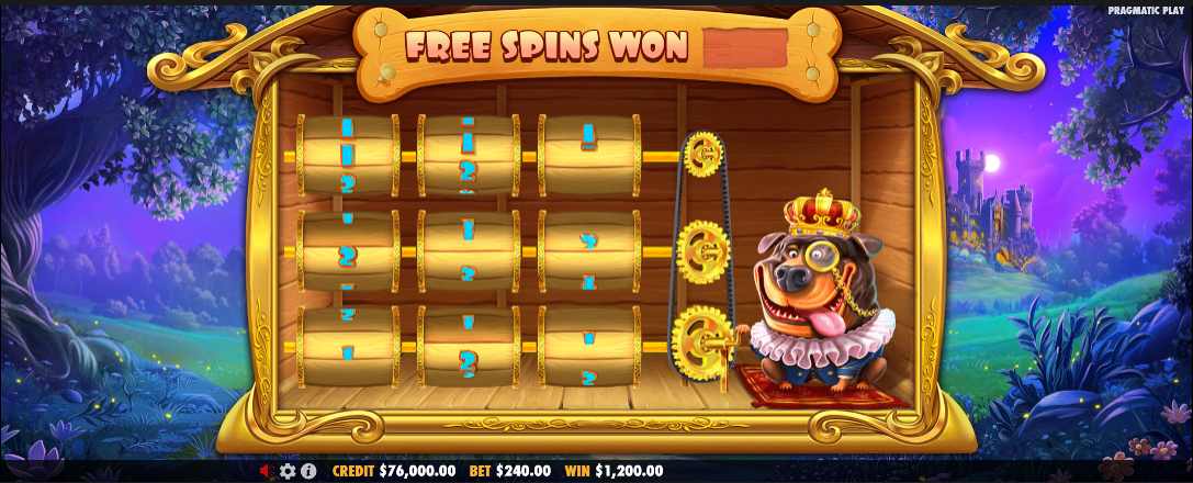 The Dog House - Royal Hunt bonus game