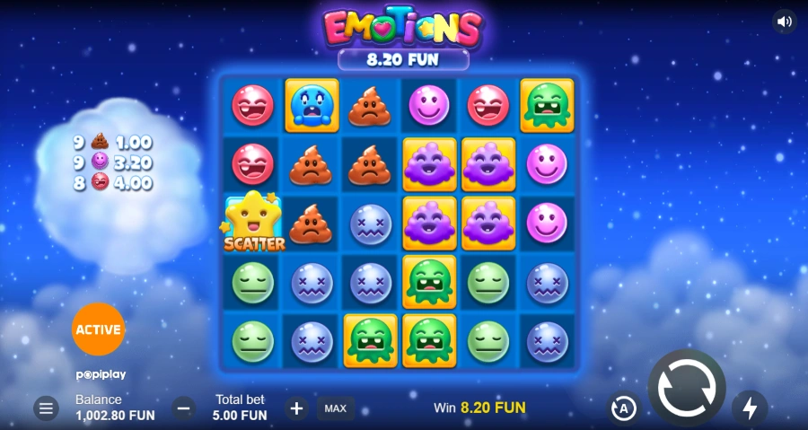 Emotions Slot Base Game