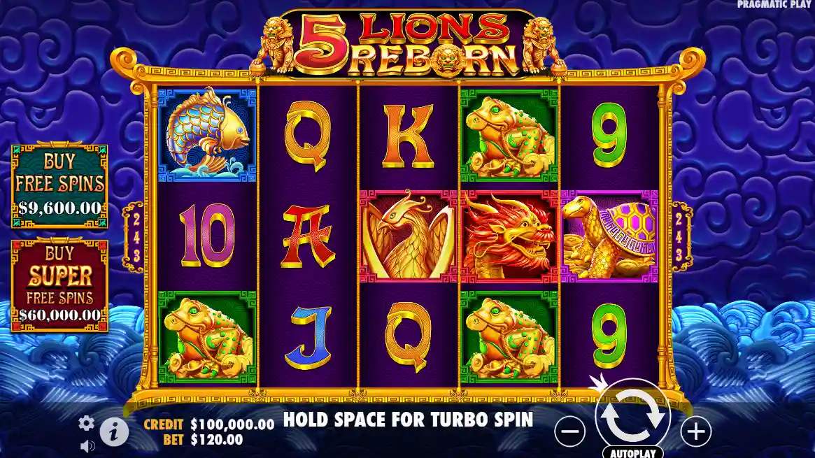 5 Lions Reborn slot