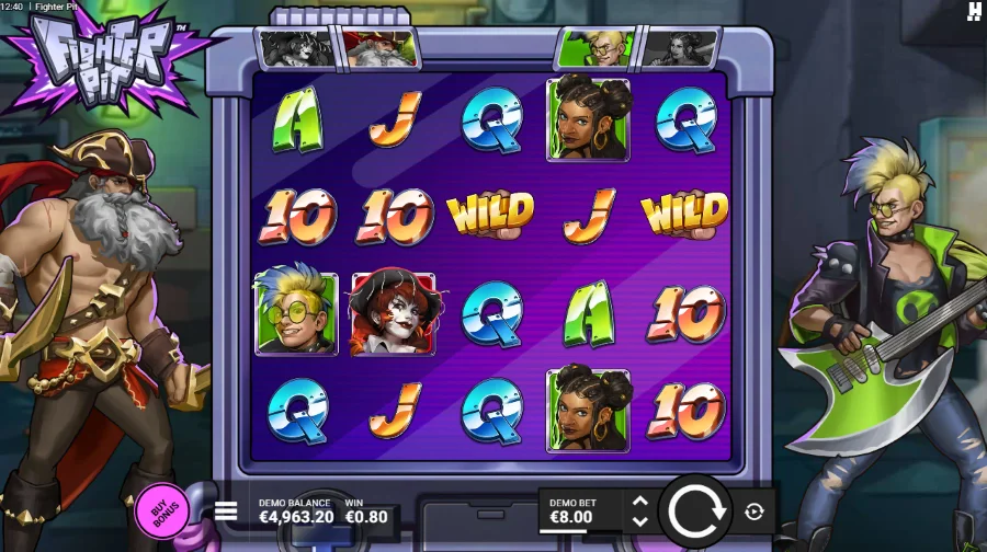 Fighter Pit Slot Base Game