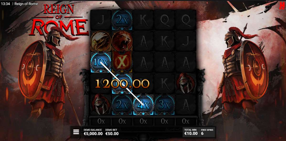 Reign of Rome bonus game