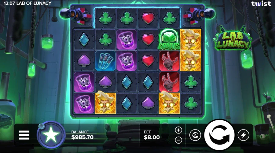 Lab of Lunacy Slot
