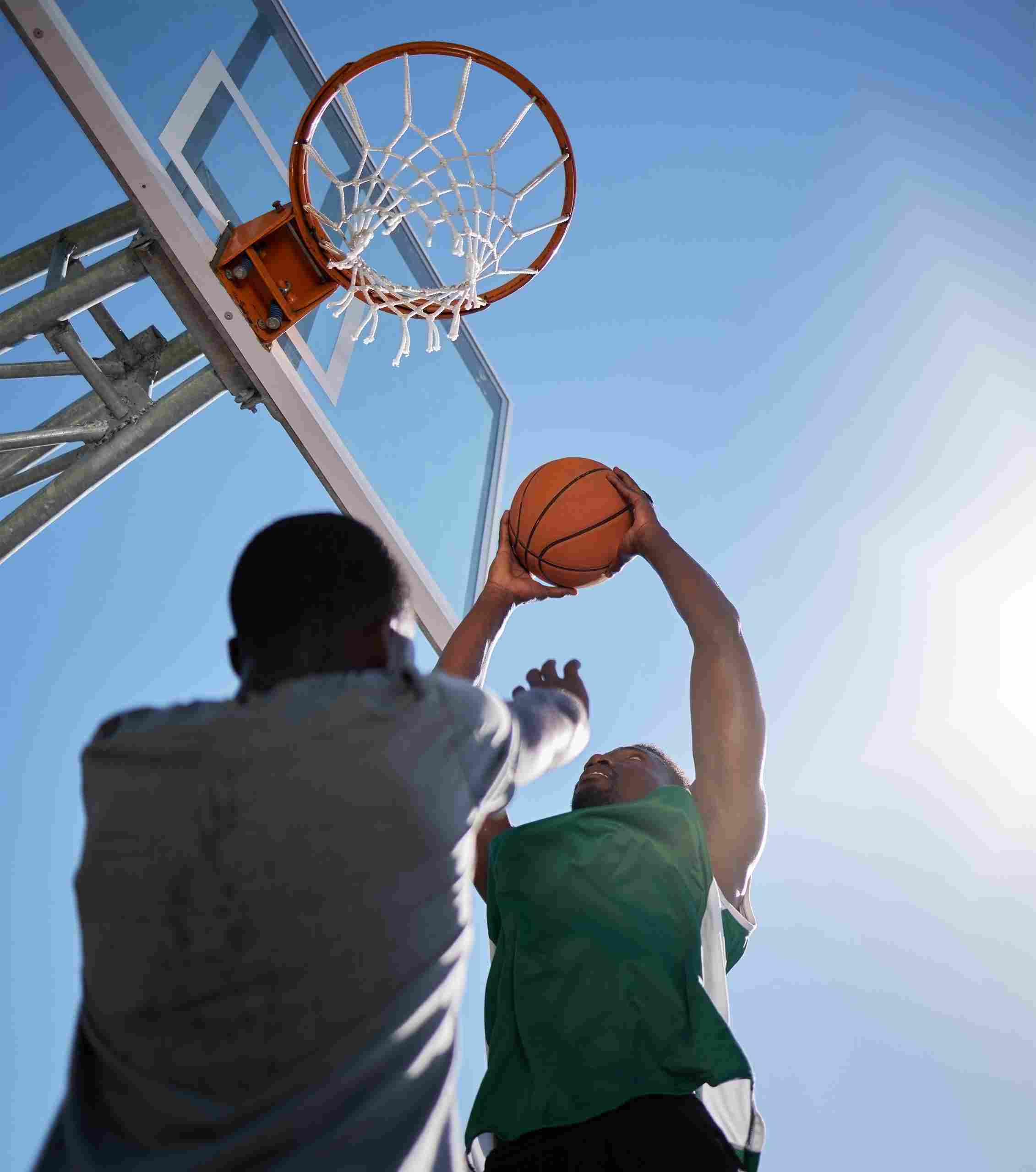 Basketball dunk