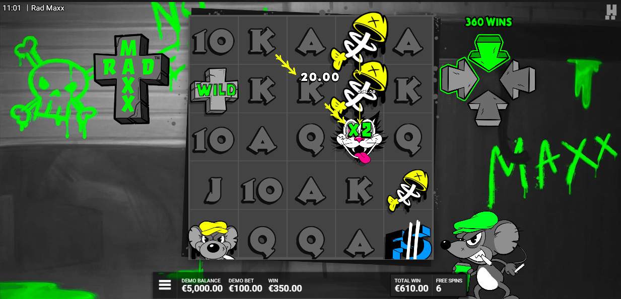 Rad Maxx bonus game
