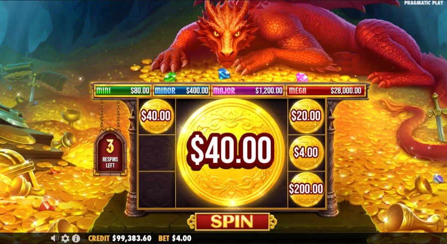 Sleeping Dragon Slot Bonus Game