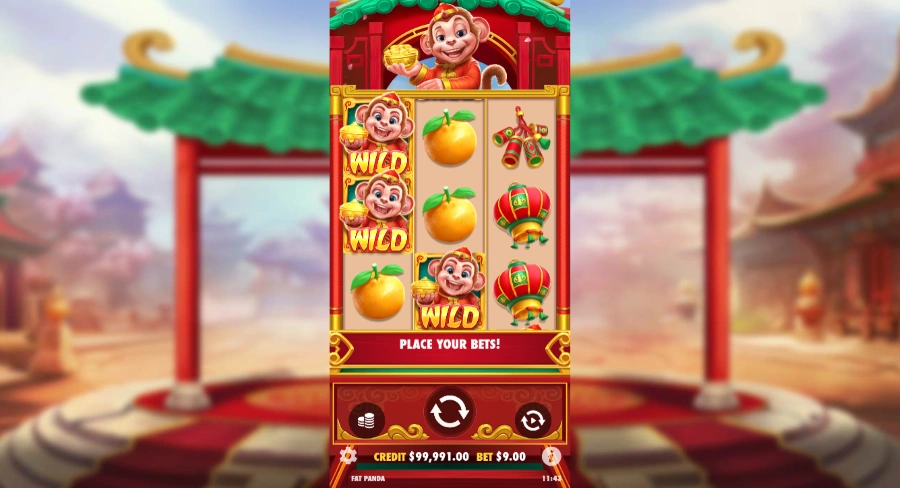 Lucky Monkey Slot Base Game