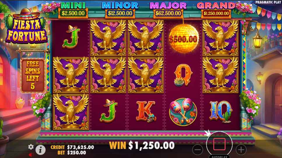 Fiesta Fortune bonus game