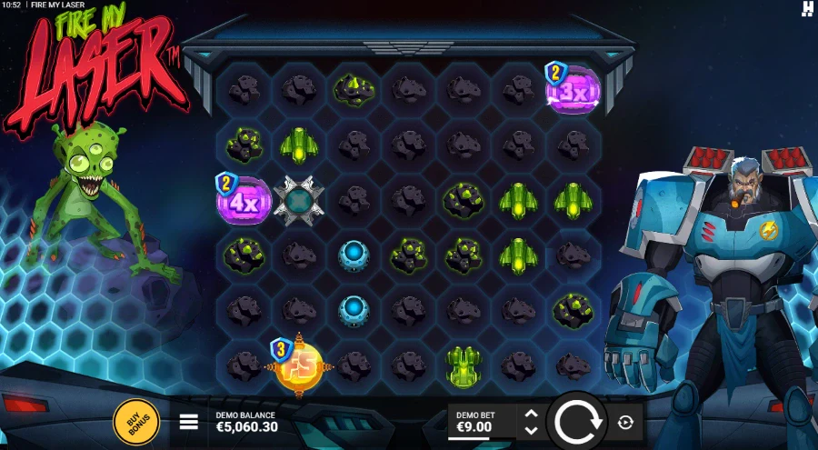 Fire My Laser Slot Hacksaw Gaming