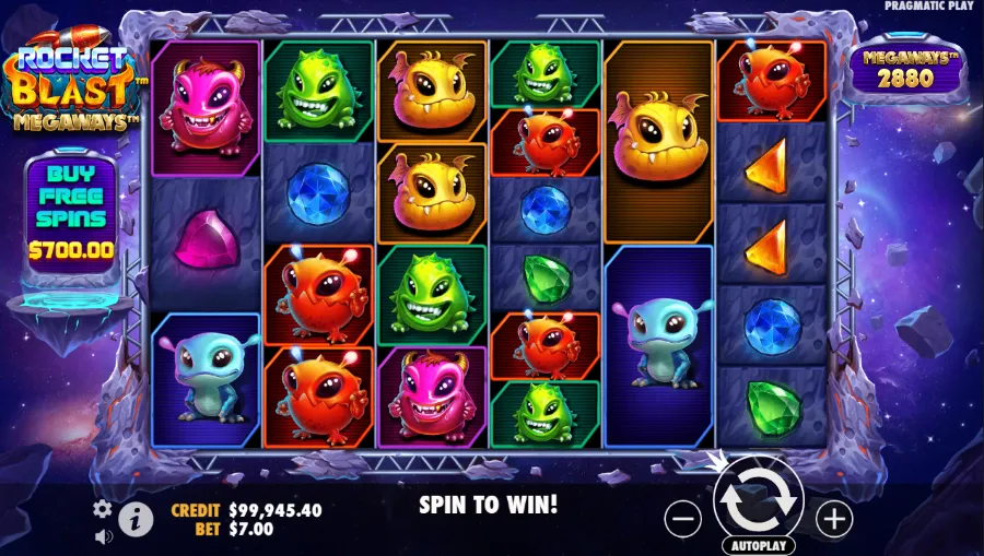 Rocket Blast Megaways Slot Pragmatic