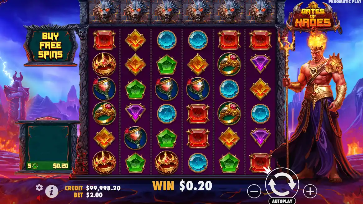 Screenshot of Gates of Hades slot
