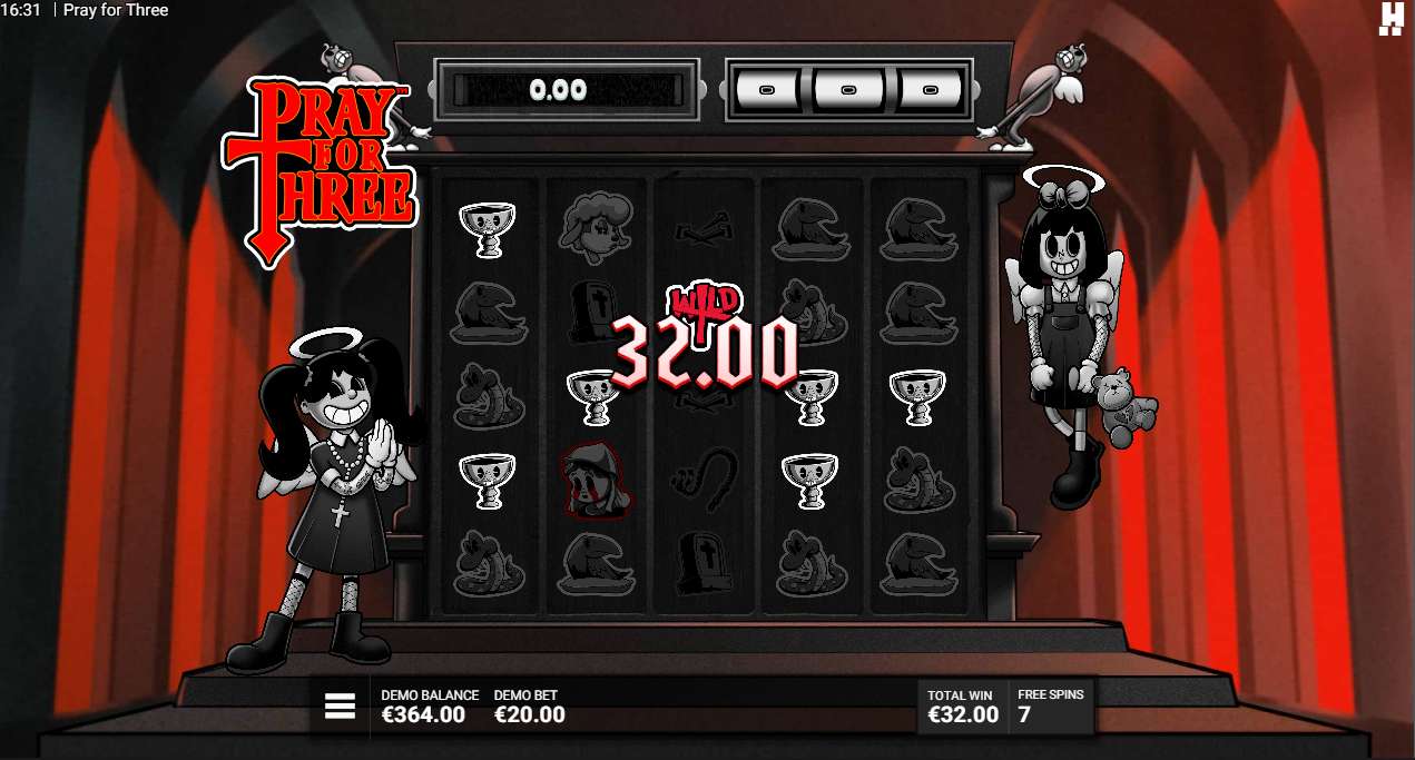 Pray For Three Bonus game
