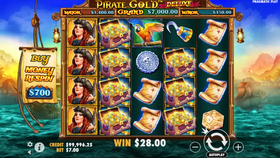 Pirate Gold Deluxe Slot by Pragmatic Play