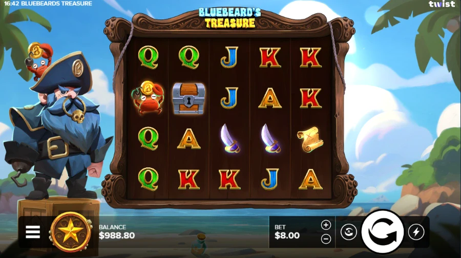 Bluebeard's Treasure Slot by Twist Gaming