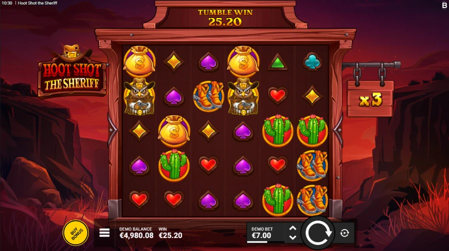Hoot Shot the Sheriff Slot Backseat Gaming