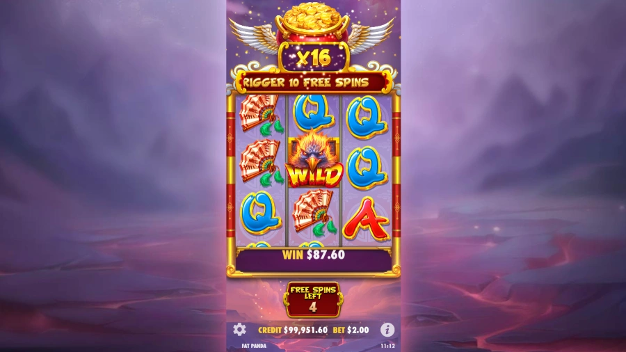 Lucky Phoenix Slot Bonus Game