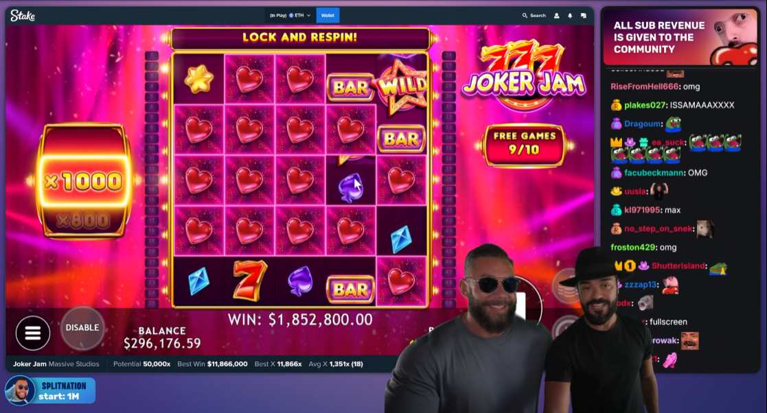 Roshtein and Jay on stream