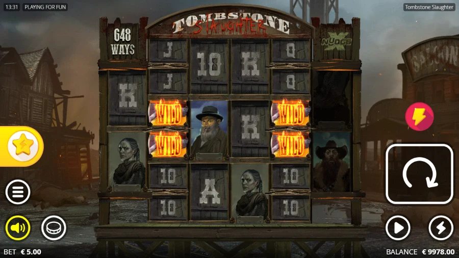 Tombstone Slaughter Slot Base Game