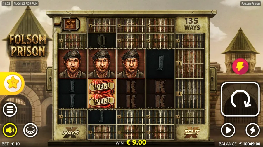 Folsom Prison Slot Base Game