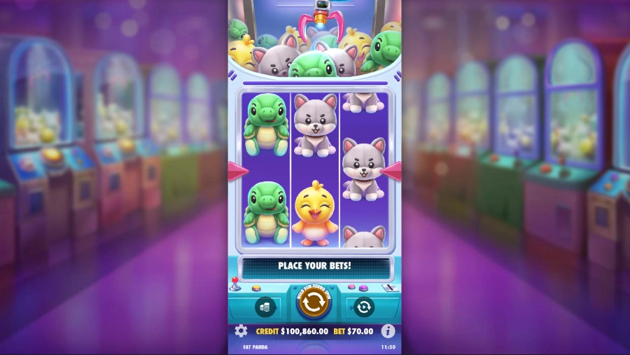 Plushie Wins Slot Base Game