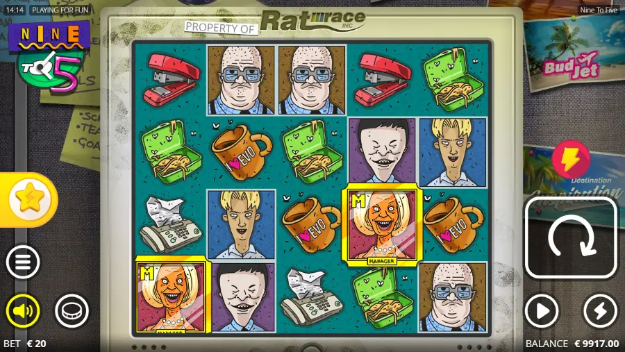 Nine to Five Slot Base Game