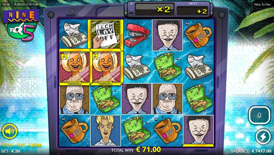 Nine to Five Slot Bonus Game