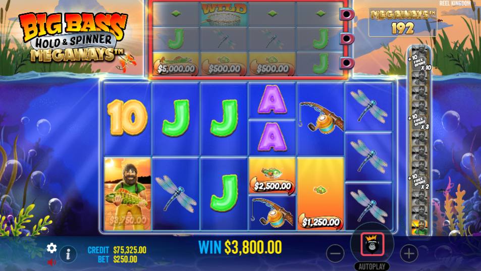 Big Bass Hold & Spinner bonus game