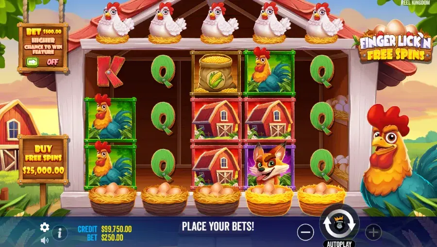 Finger Lick’n Free Spins screenshot