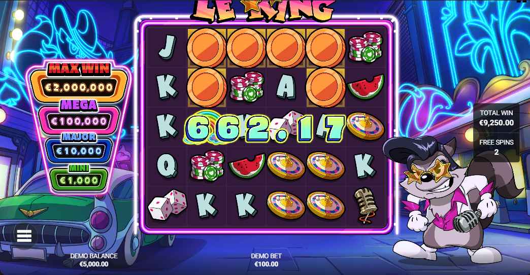Le King bonus game