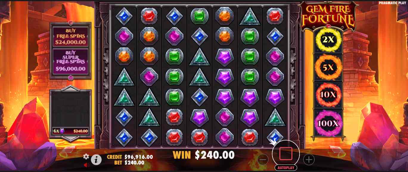 Gem Fire Fortune base game