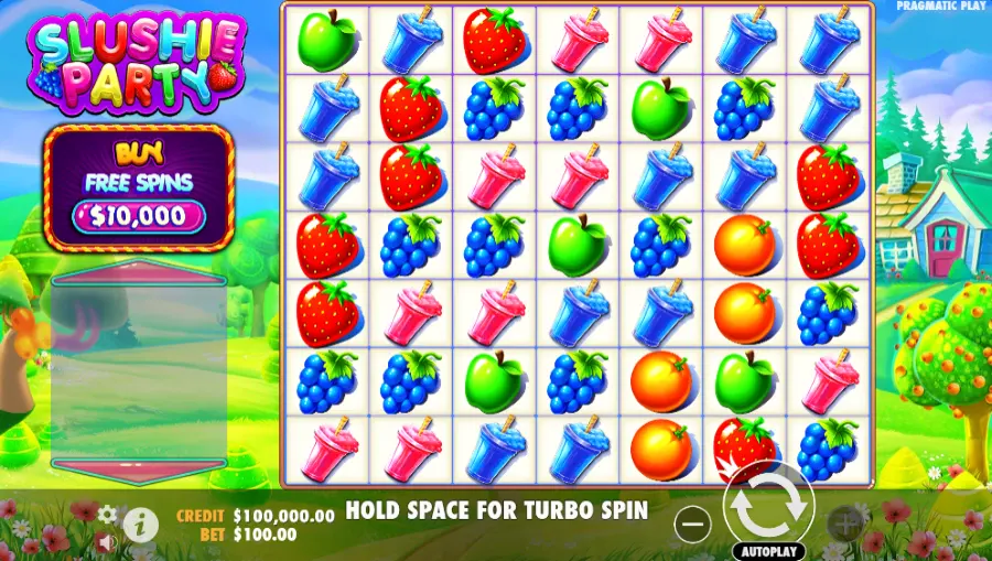 Screenshot of Slushie Party Enhanced RTP slot