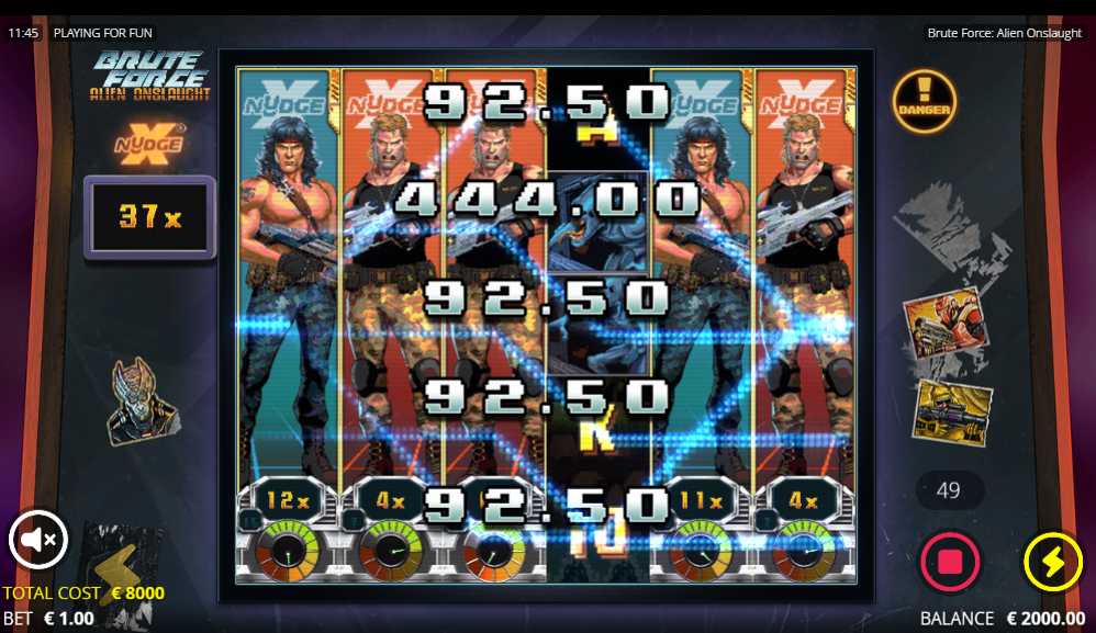 Brute Force: Alien Onslaught bonus game