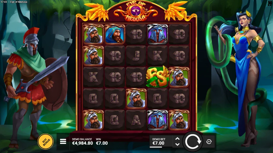 Eye of Medusa Slot Base Game