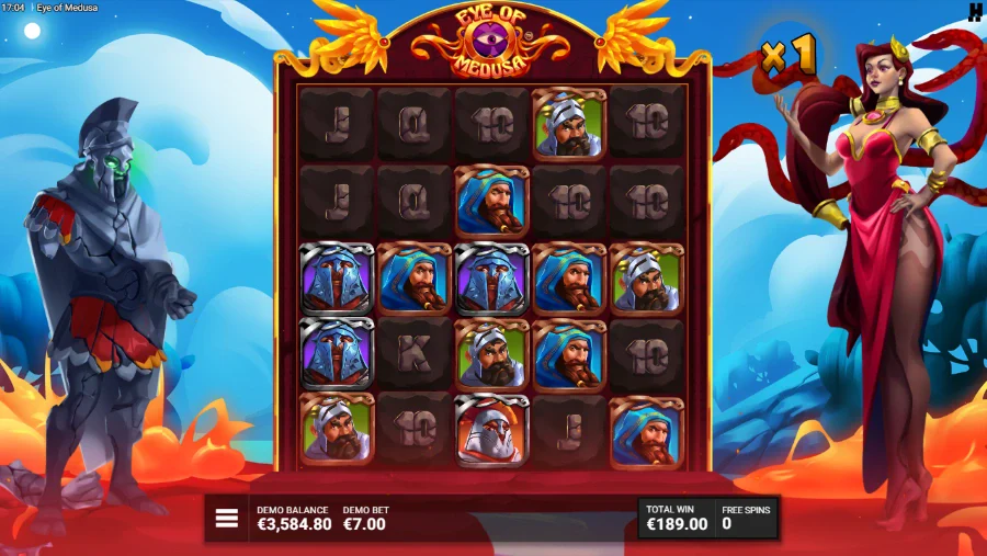 Eye of Medusa Slot Bonus Game