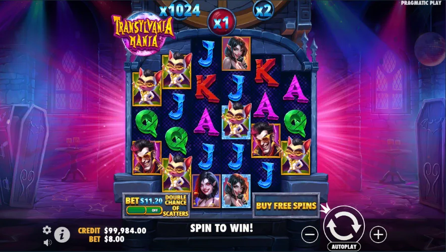 Transylvania Mania Enhanced RTP Slot Base Game