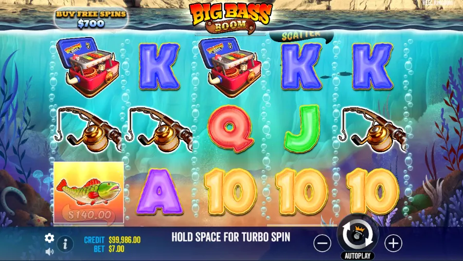 Big Bass Boom Enhanced RTP Slot Base Game