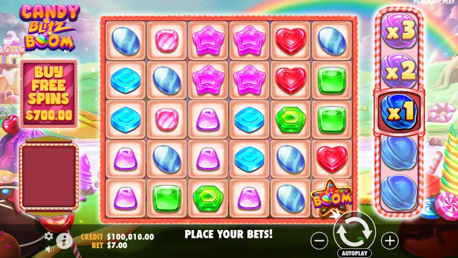 Candy Blitz Boom Enhanced RTP Slot Base Game