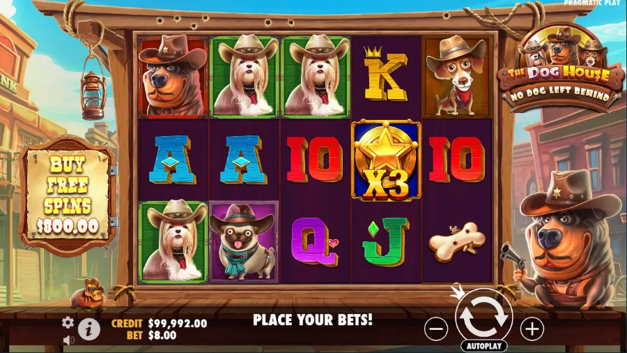 Dog House No Dog left Behind Enhanced RTP Slot Base Game