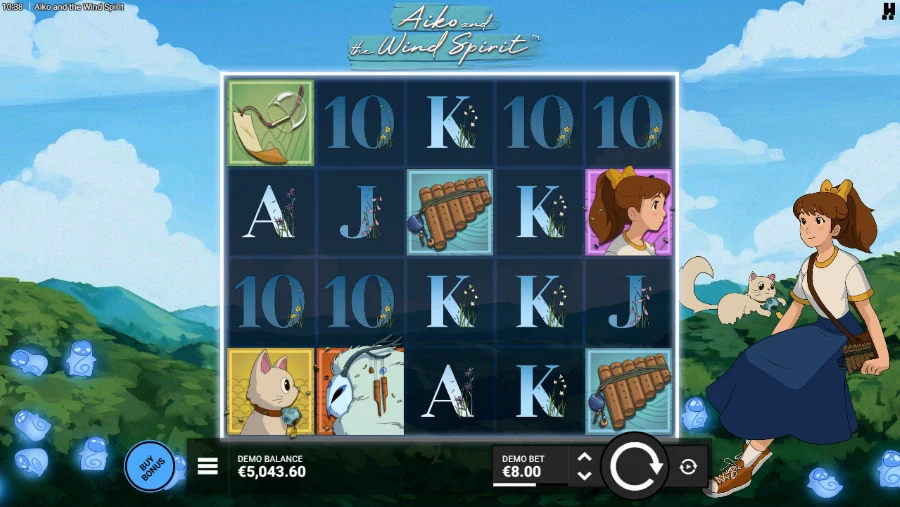 Aiko and the Wind Spirit Slot Base Game