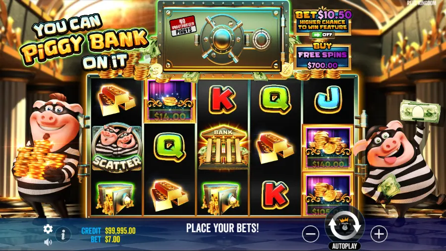 You Can Piggy Bank on It Slot Base Game