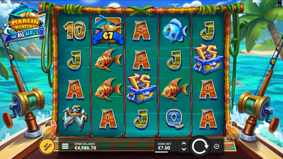 Marlin Masters The Big Haul Slot Base Game