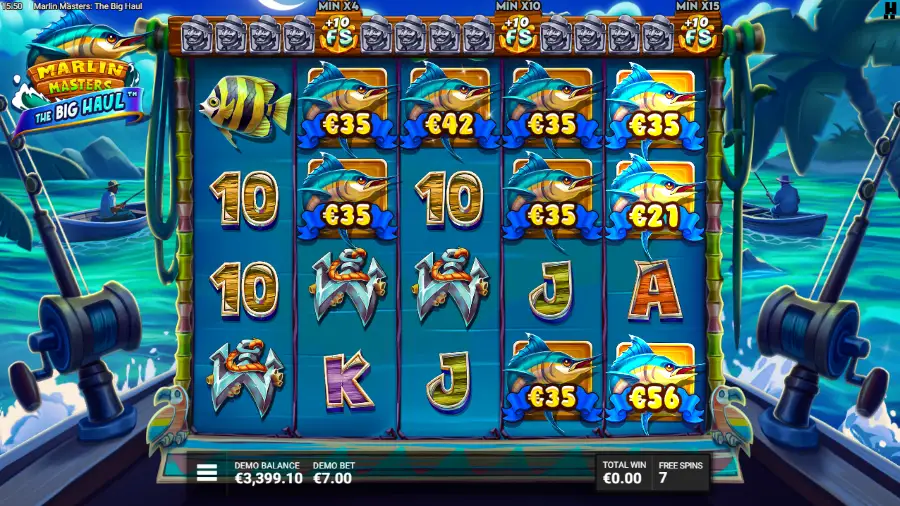 Marlin Masters The Big Haul Slot Bonus Game