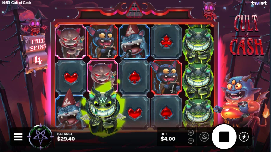 Cult of Cash Slot Bonus Game