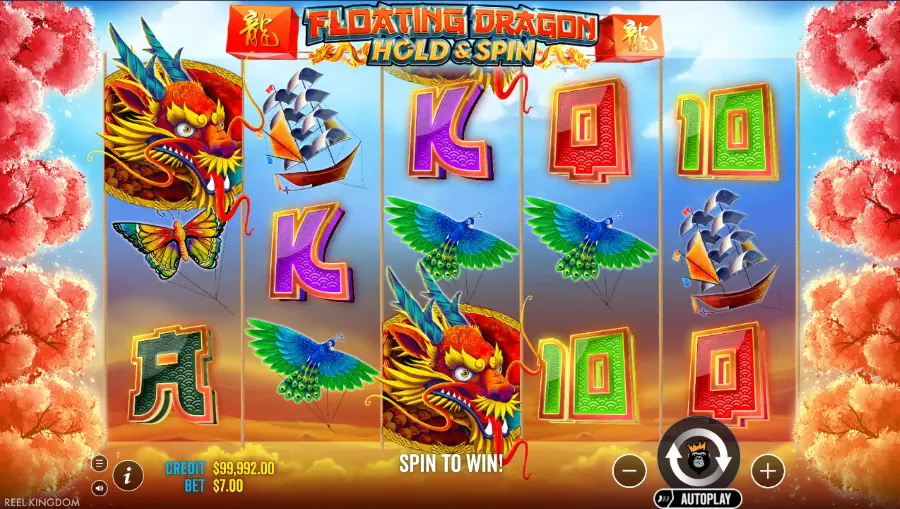 Floating Dragon Hold & Spin Slot