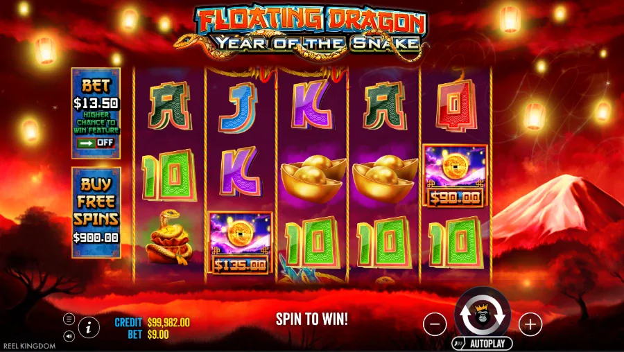 Floating Dragon – Year of the Snake Slot